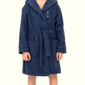 Hooded Robe Cotton Terry Pool Coverup